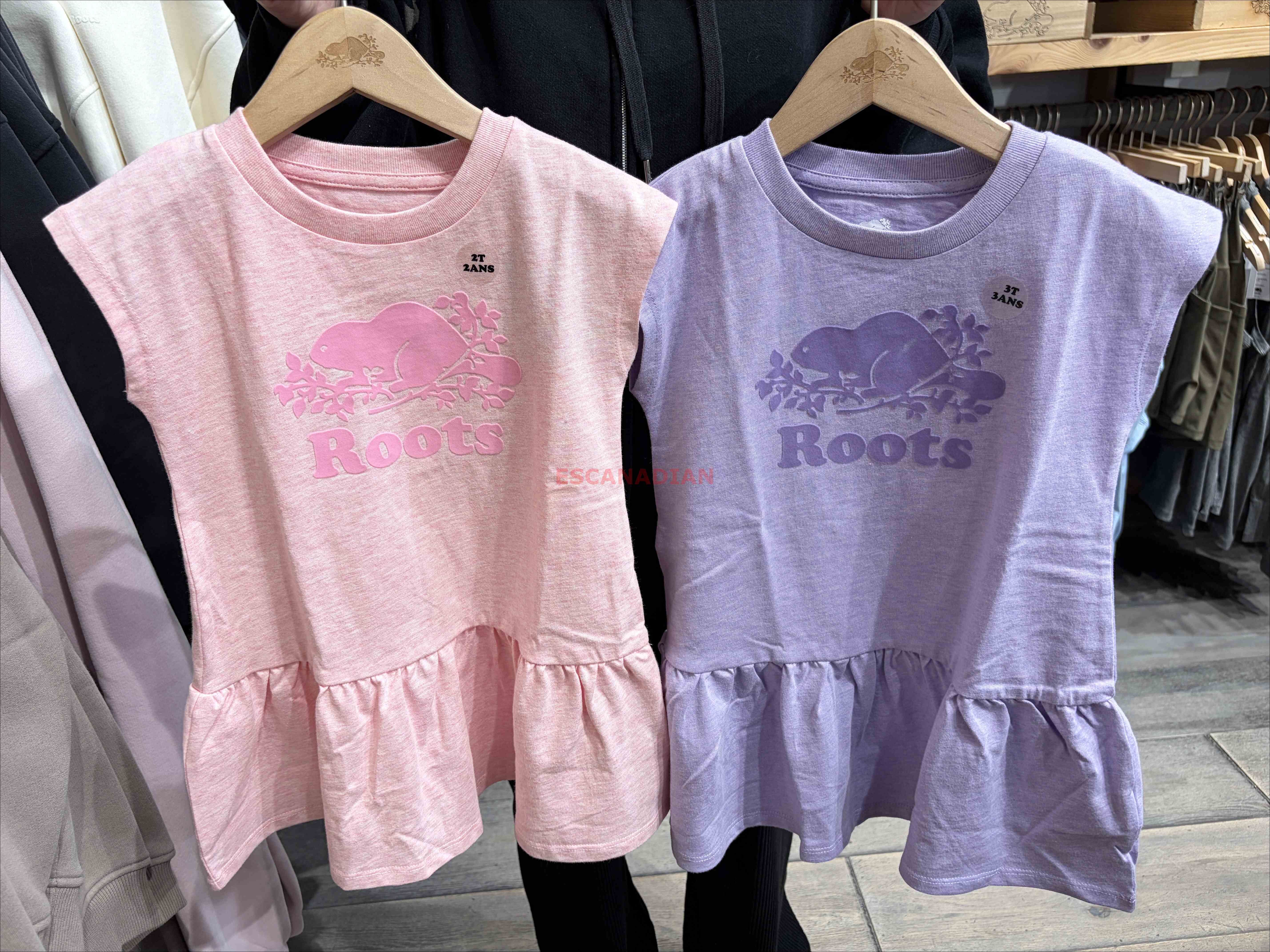 ROOTS 小女童 經典款 海狸 洋裝 (2色)