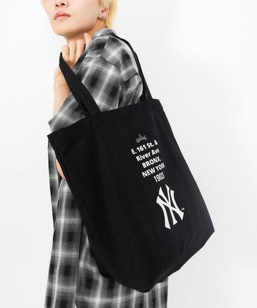 【預購】J0403603 MLB帆布托特袋｜大容量實用款｜黑色｜Free Size