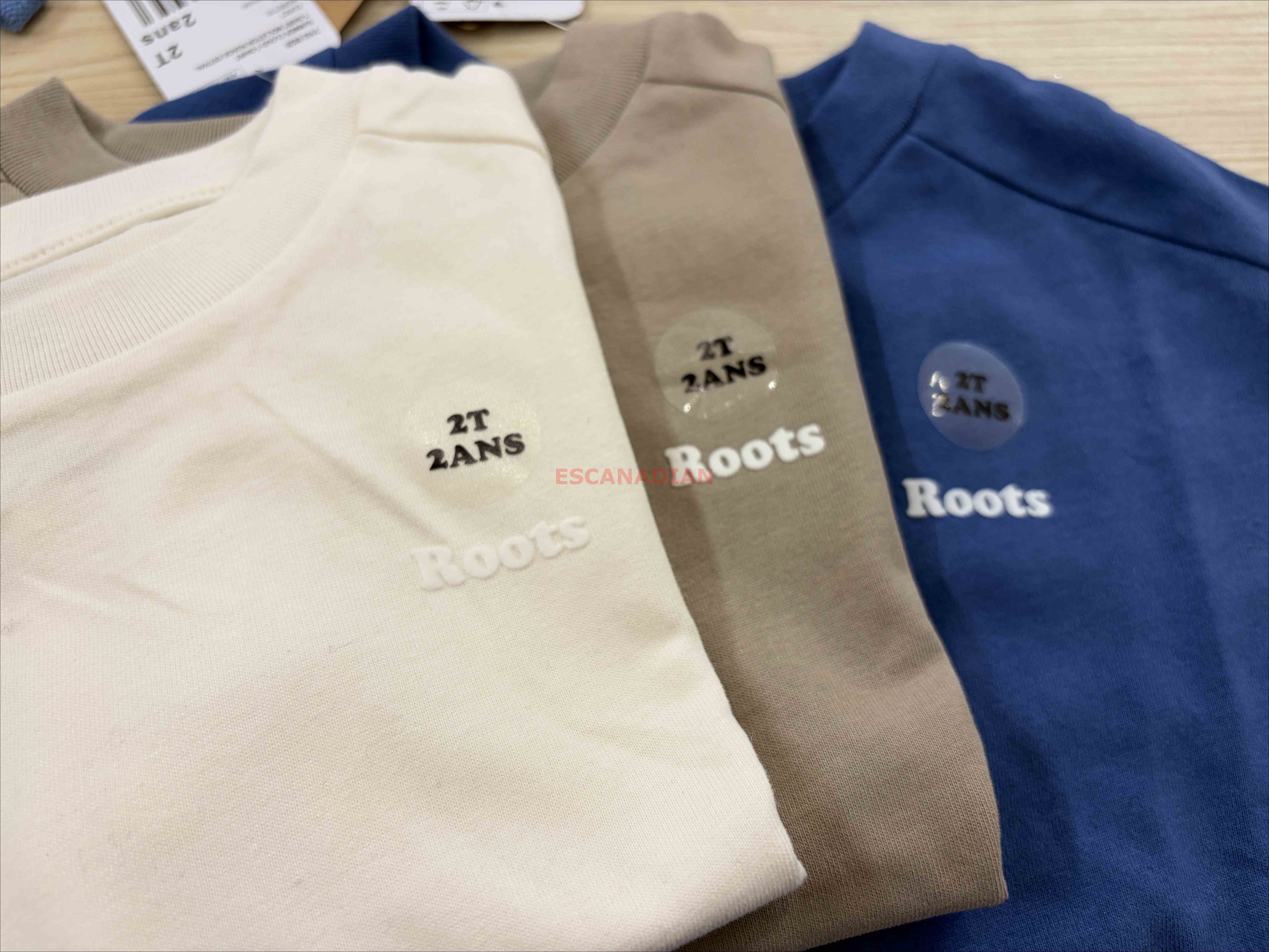 ROOTS 小男童 Cloud系列 硬挺厚棉 落肩 短Tee (3色)