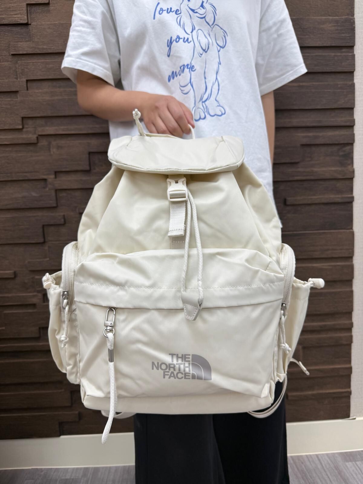 LYS01496 THE NORTH FACE Bonney Backpack 米白色