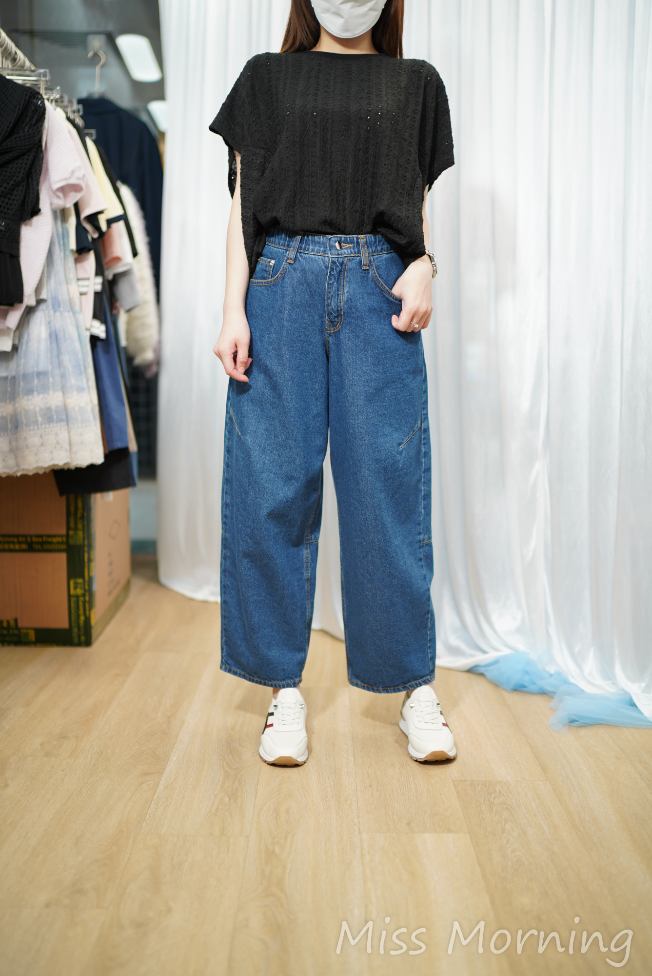 軟熟lace布上衣(15139)