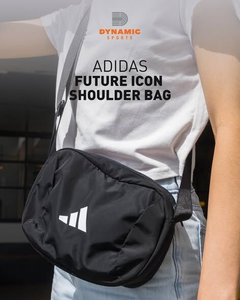 【預購】J0403606　adidas FI系列斜孭袋｜輕便實用｜黑白配色｜男女通用（JM4879）