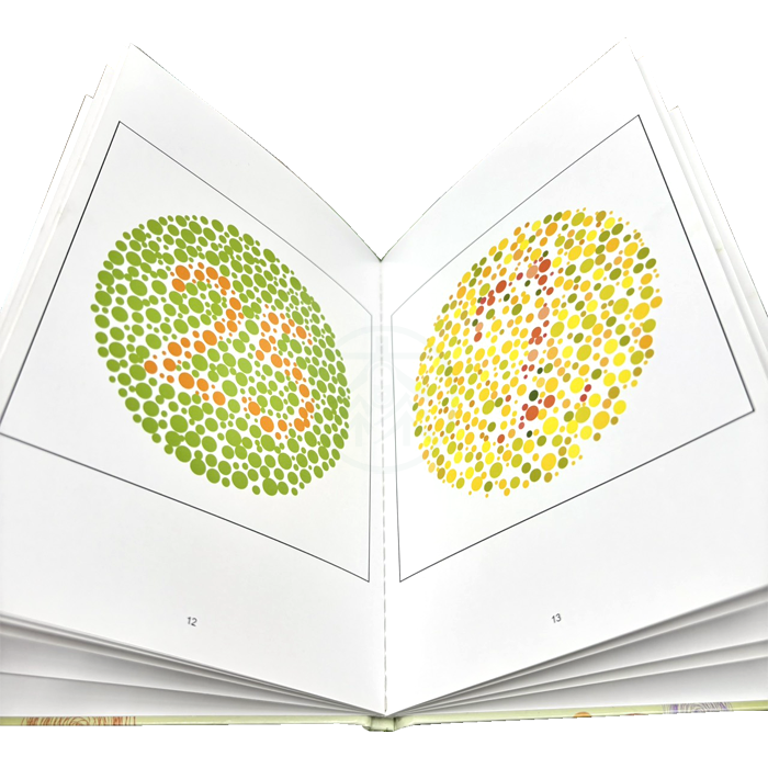 色覺異常檢查表 學校用色盲本 成人兒童視力檢查 12頁