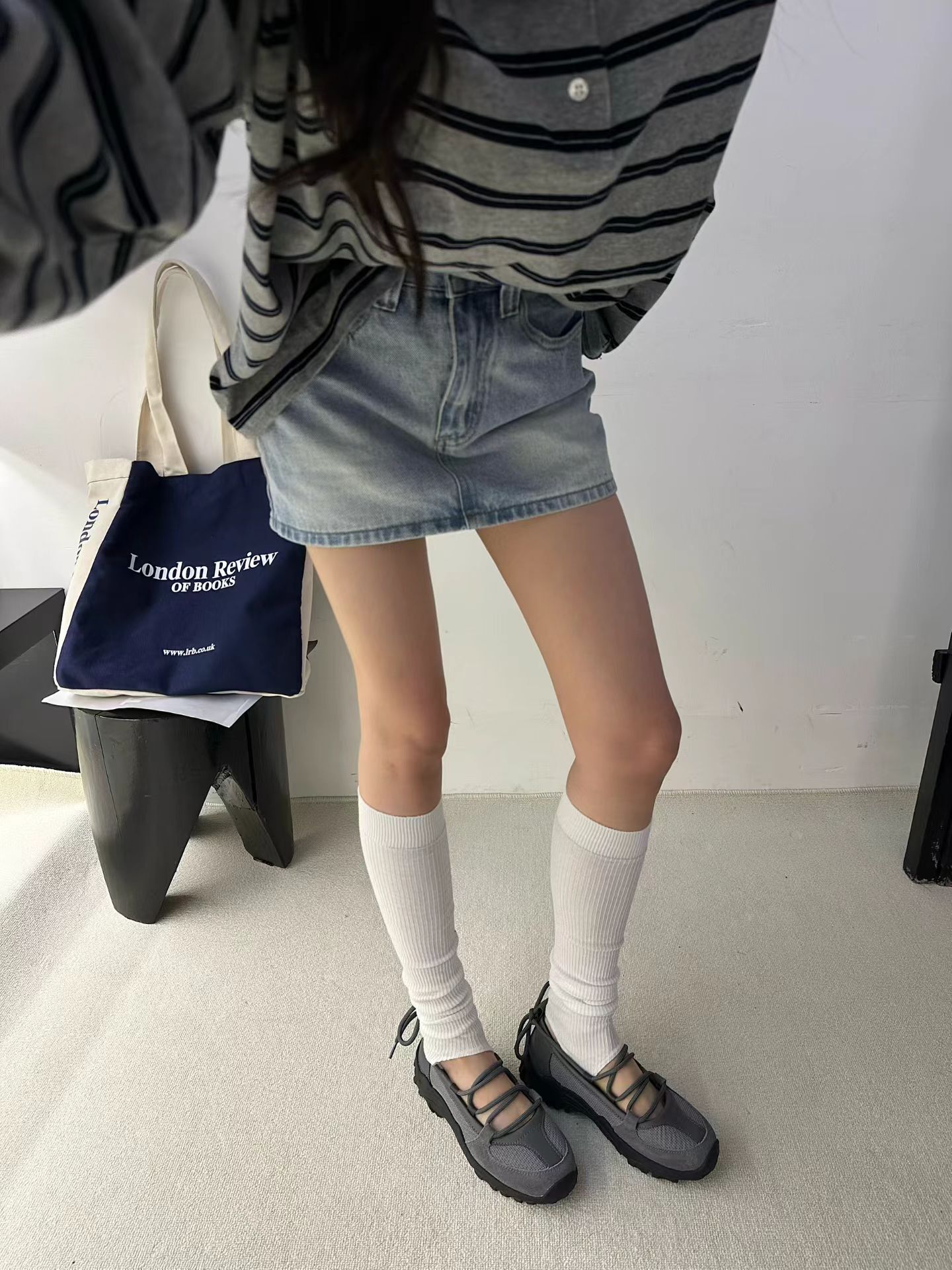 顯腿長厚底交叉綁帶鞋