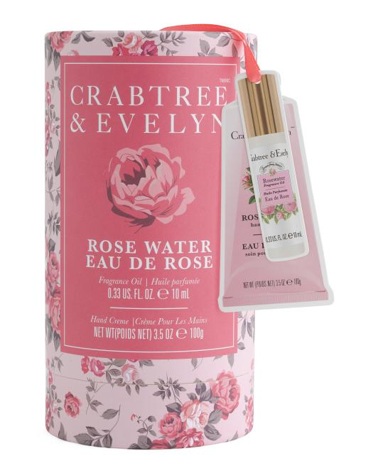 【預購】H040361 Crabtree & Evelyn 2 件裝護手霜與香氛油軟管套裝