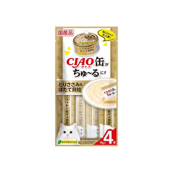 CIAO 雞柳+帶子(14gx4支裝)