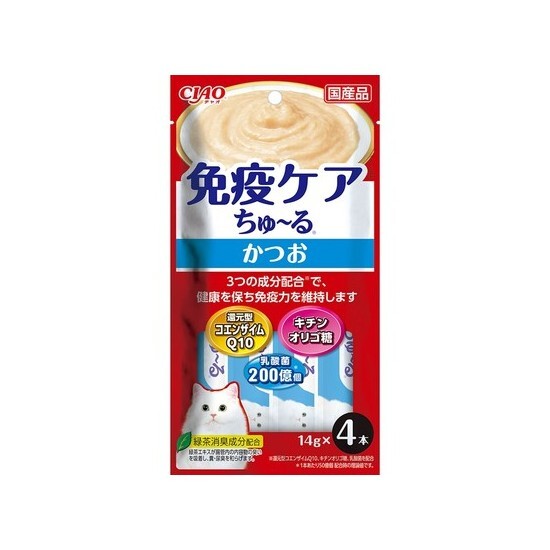 CIAO 增強免疫配方 鰹魚醬(14gx4支裝)