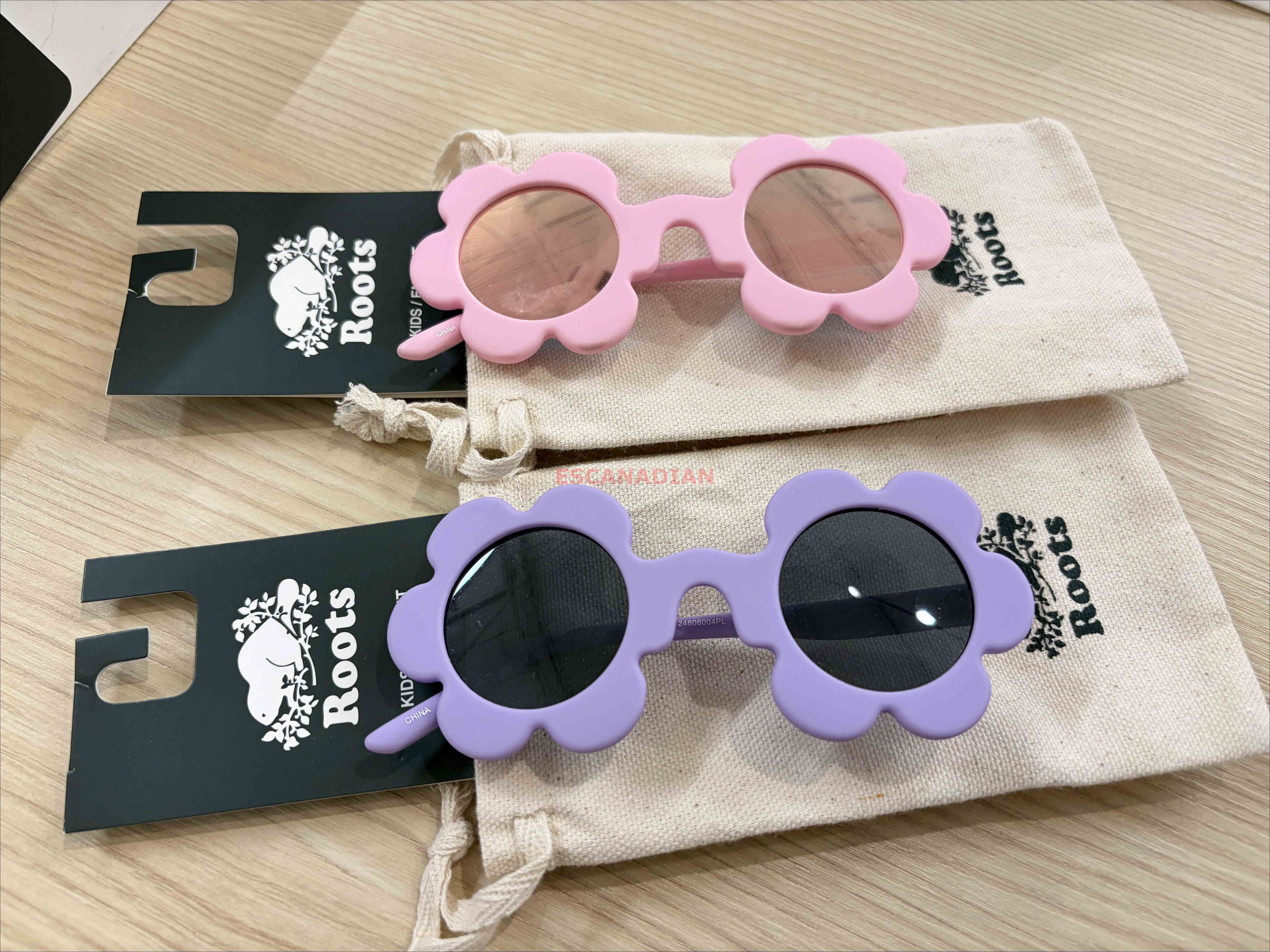ROOTS 大童 花瓣造型 太陽眼鏡 (2色)