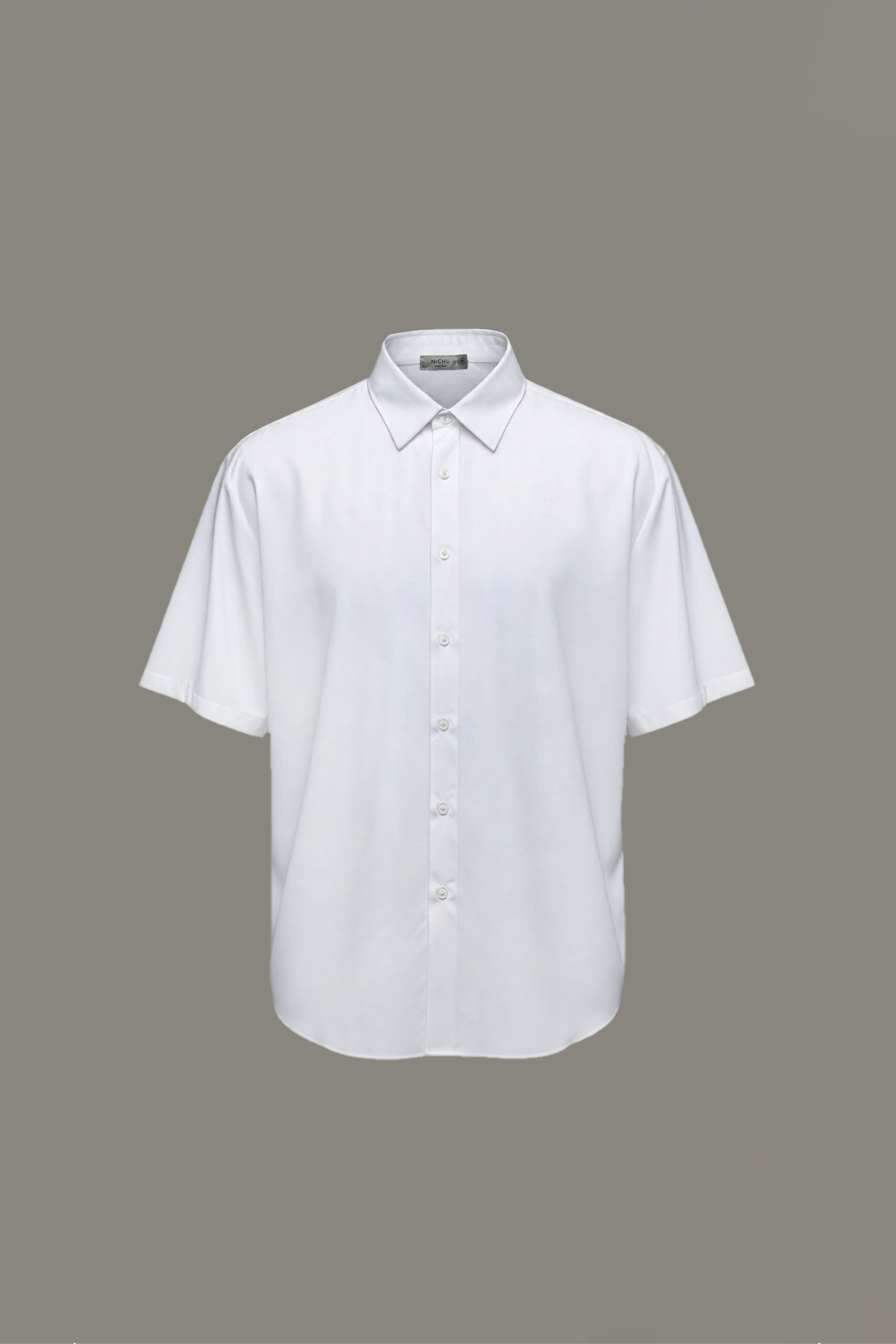 Silky Lightweight Cotton-Feel Shirt (U)