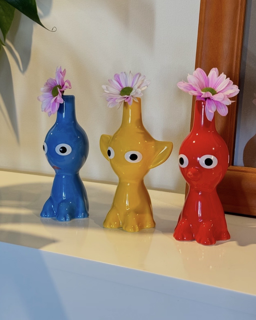 <任選3個再免運!!>Pikmin 皮克敏 任天堂 造型 陶瓷 花瓶 三色