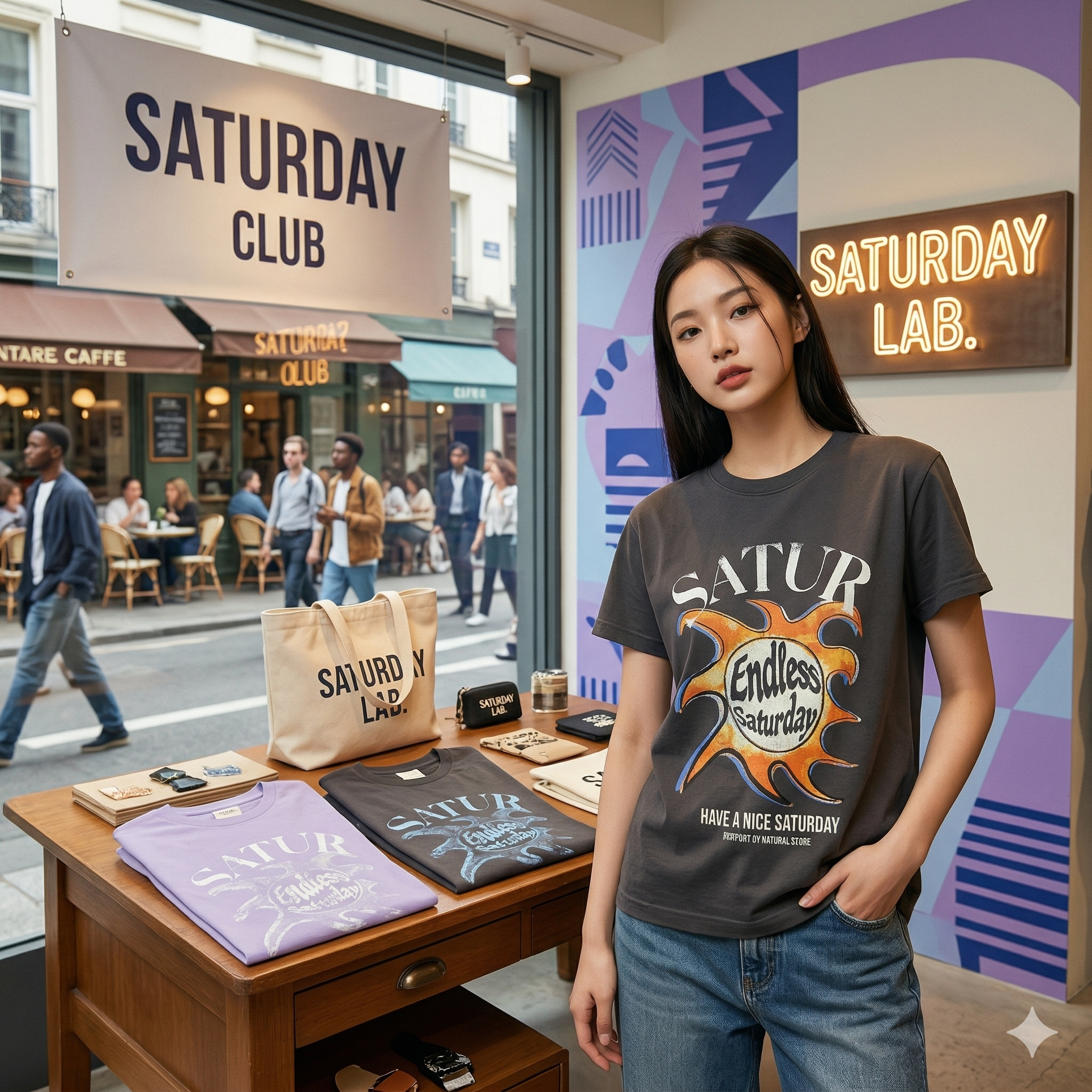 【直播】SATUR LX0402505 女裝短袖上衣