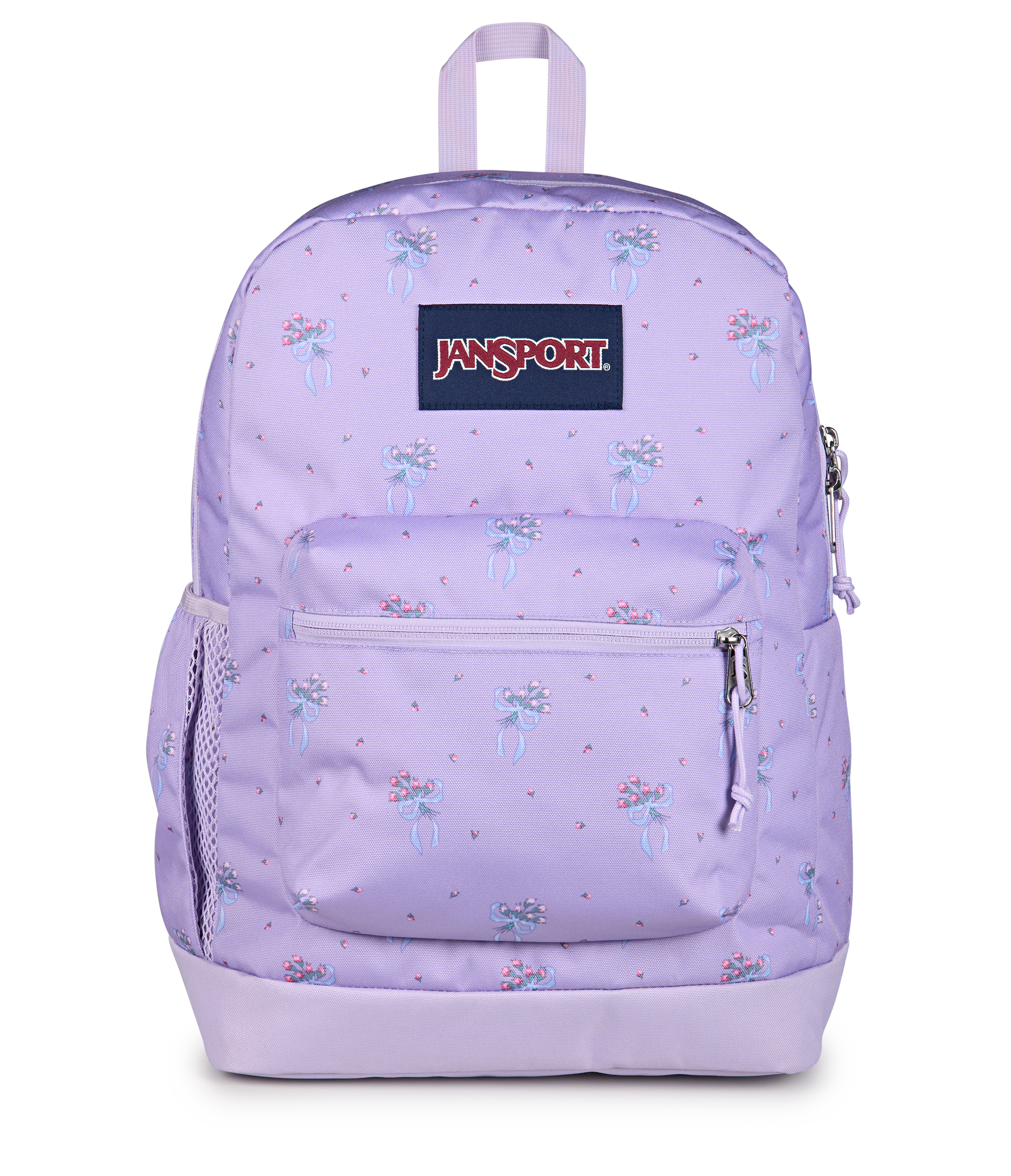 JANSPORT CROSS TOWN PLUS - PASTEL PETALS LILAC / BLUE / PINK / GREEN