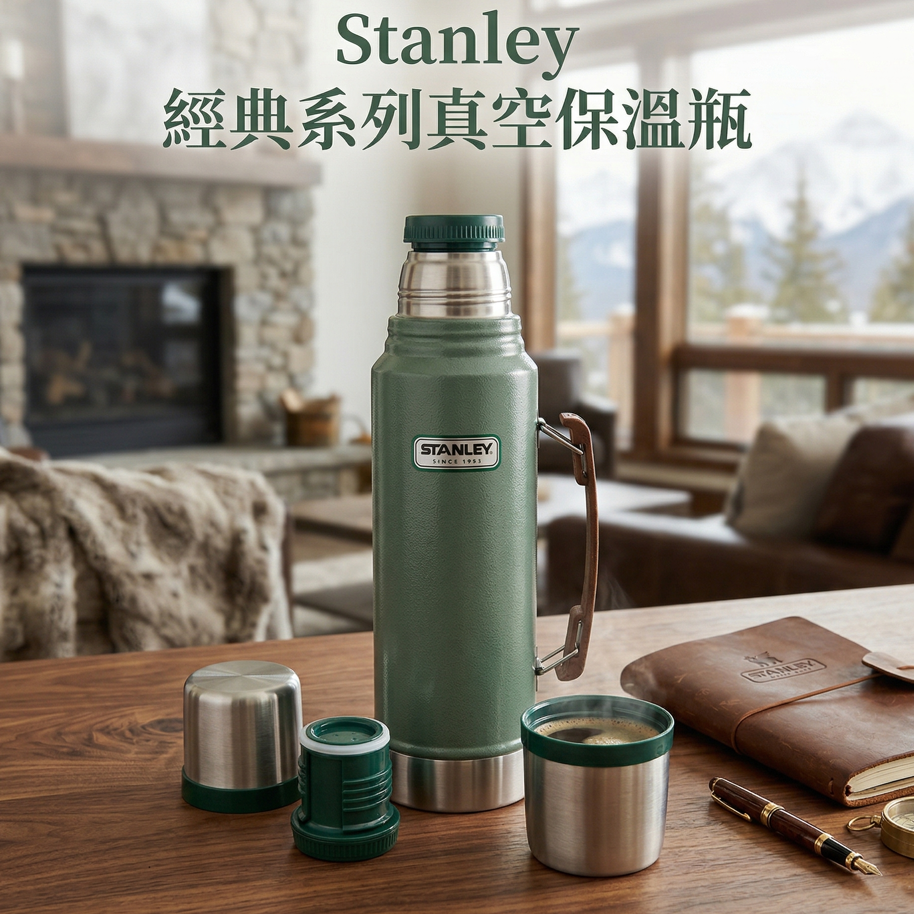 【預購】H040365 Stanley 經典系列真空保溫瓶 - 1.1 品脫 (1 公升)