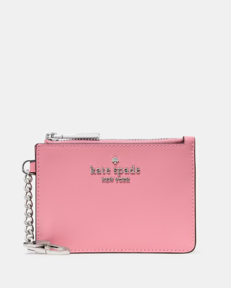 【預購】Kate Spade H040313 皮革卡套連鎖匙扣