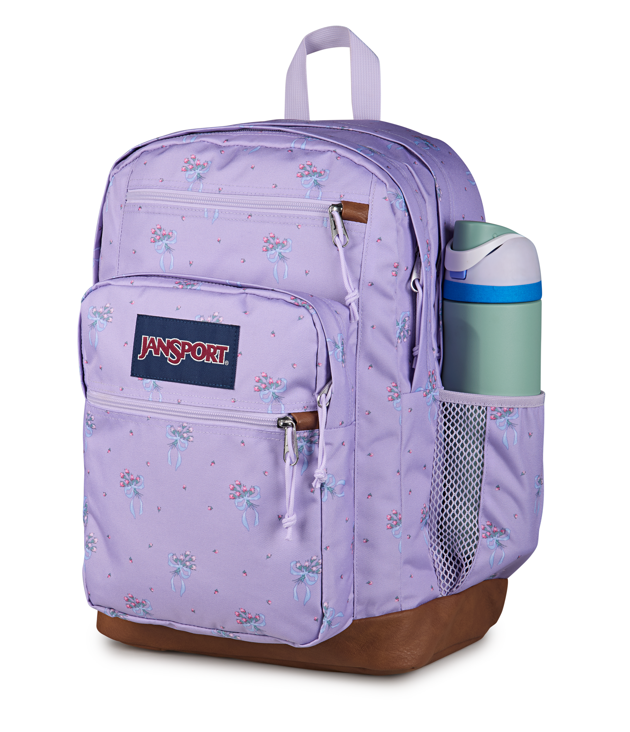 JANSPORT COOL STUDENT BACKPACK - PASTEL PETALS LILAC/BLUE/PINK/GREEN