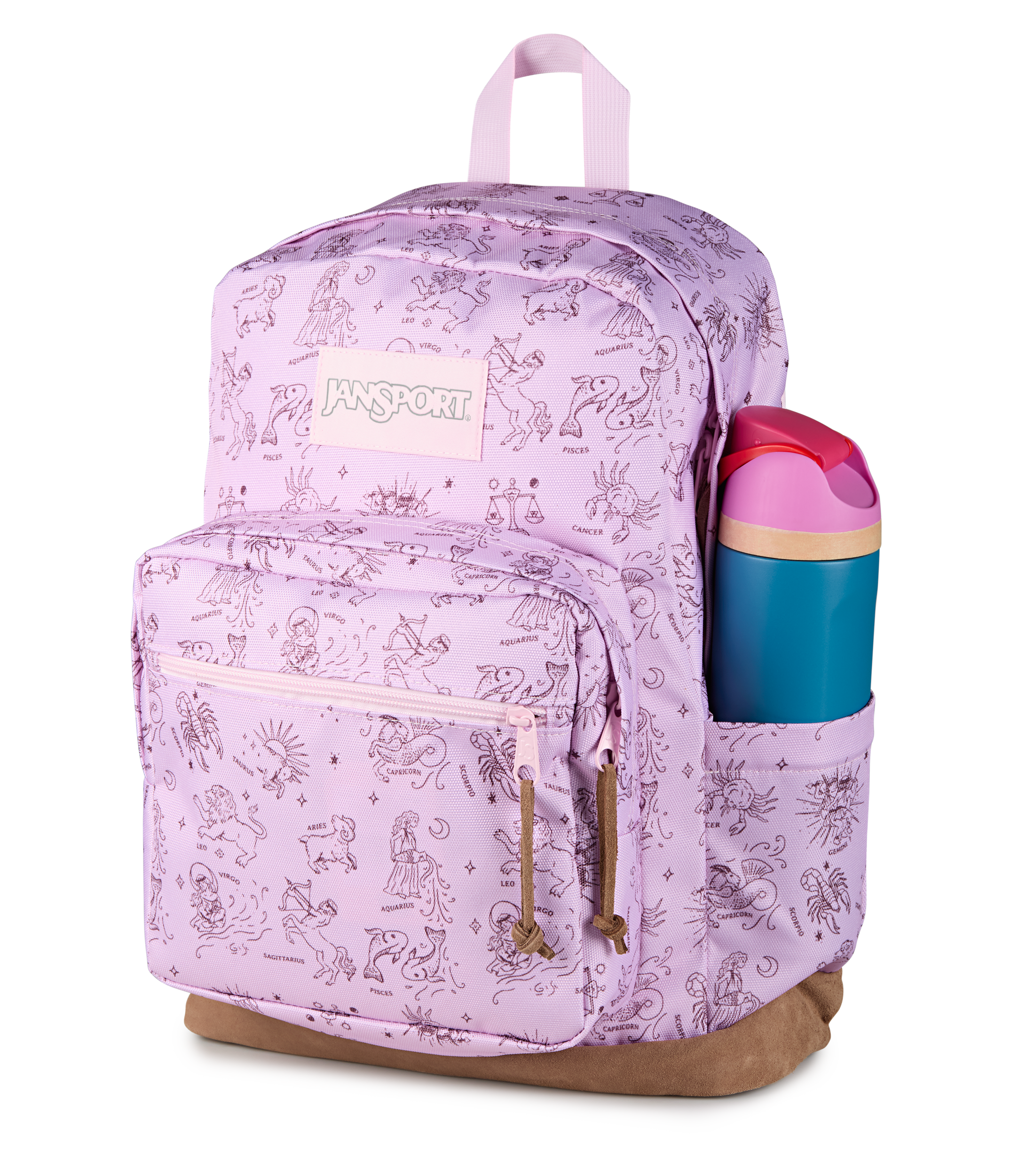 JanSport Right Pack Backpack - HOROSCOPE HORIZONS PINK ICE/MAHOGANY HAZE