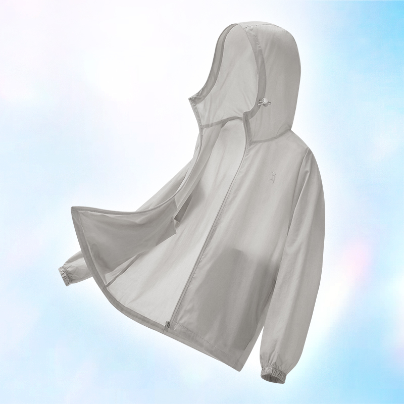 果凍冰肌防曬外套-淺灰