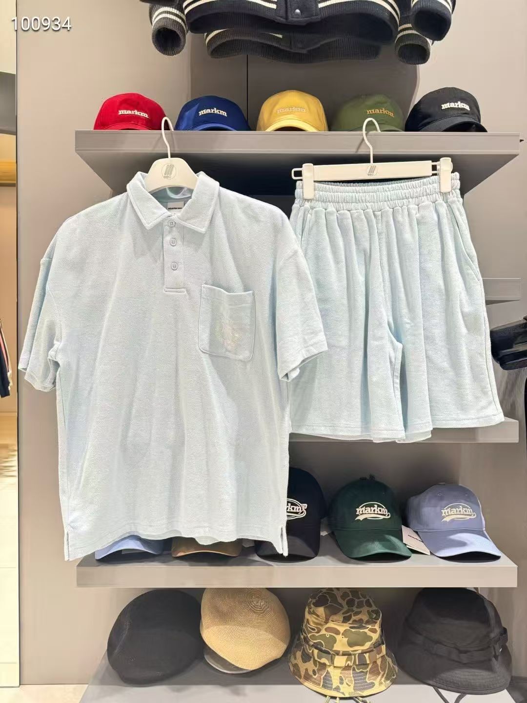 韓國代購 MARKM 休閒短袖短褲SET MA0403