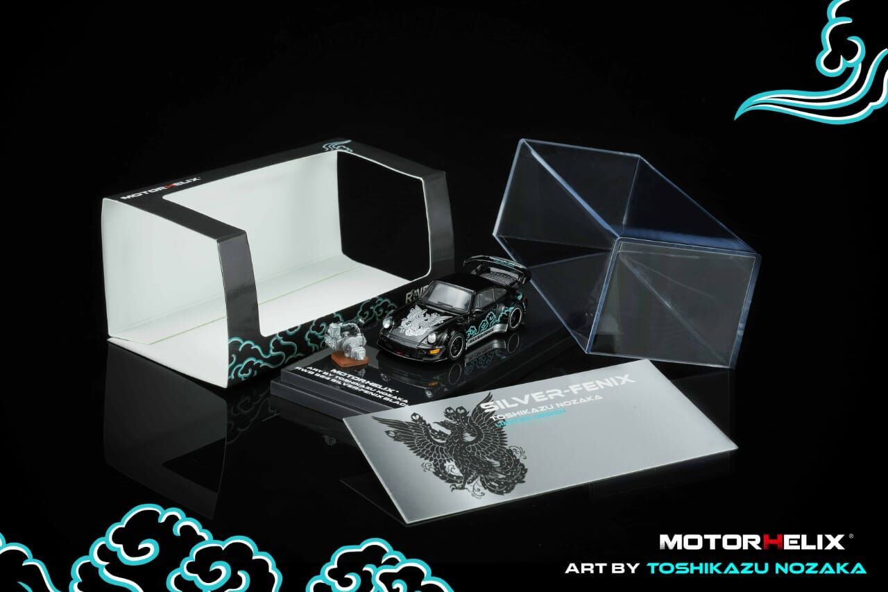 PO-$150 * MOTORHELIX * 1:64 RWB964 SILVER FENIX