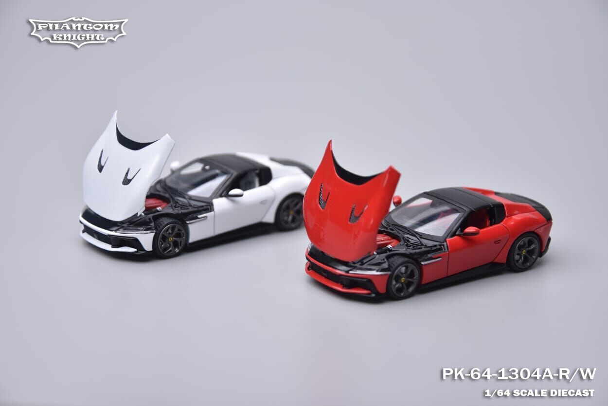 PO-$190 * PHANTOM KNIGHT * 1:64 FERRARI 12 CILINDRI SPIDER ROSSO CORSA