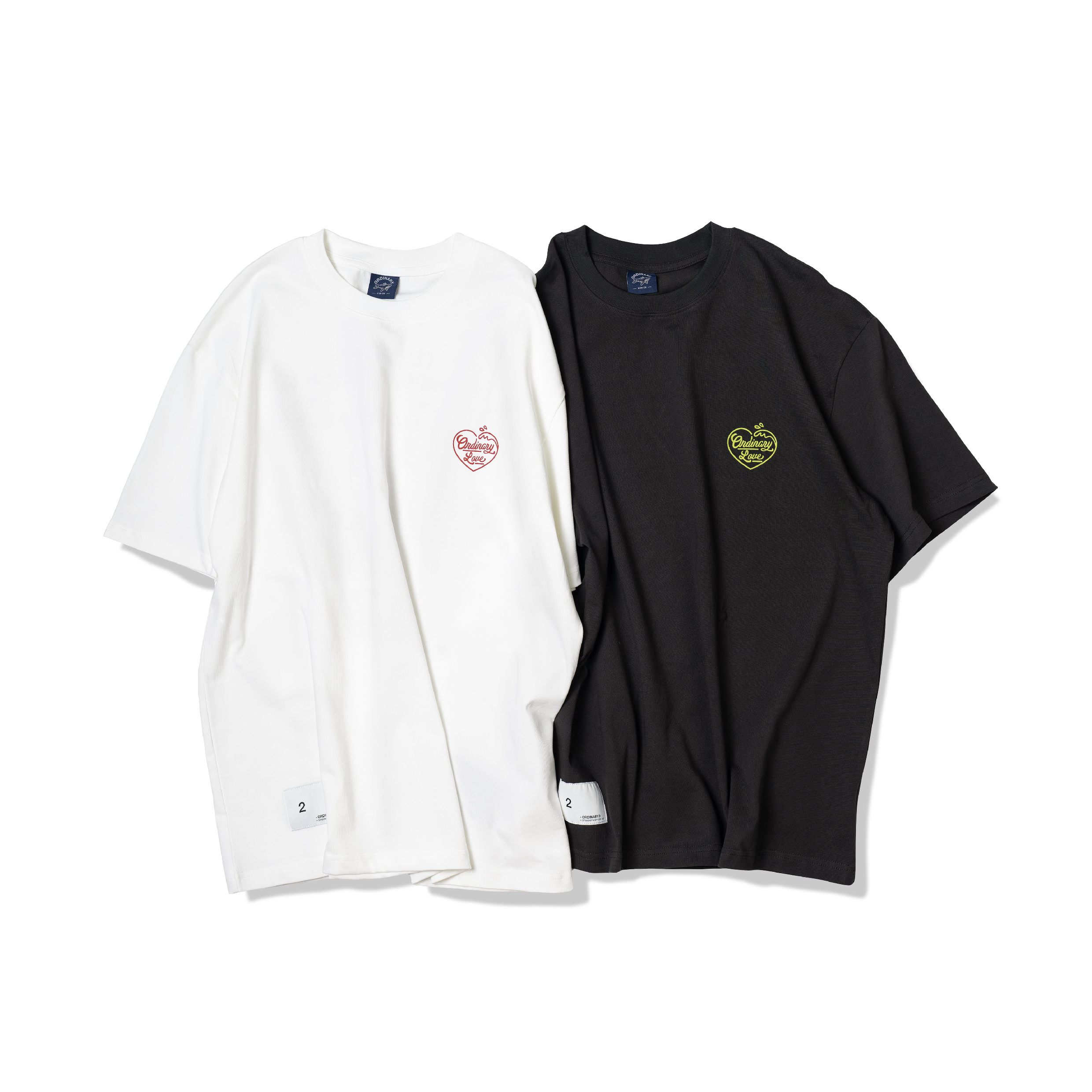 ORDINARY Retro Heart Surf Tee 愛心衝浪復古短TEE