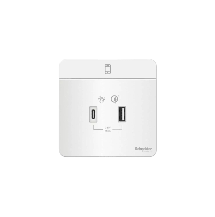 AVATARON奐尚兩位21W USB+TypeAC充電插座