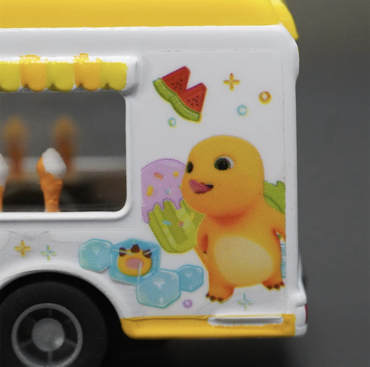 香港合金車/迴力車 - 奶龍 雪糕車