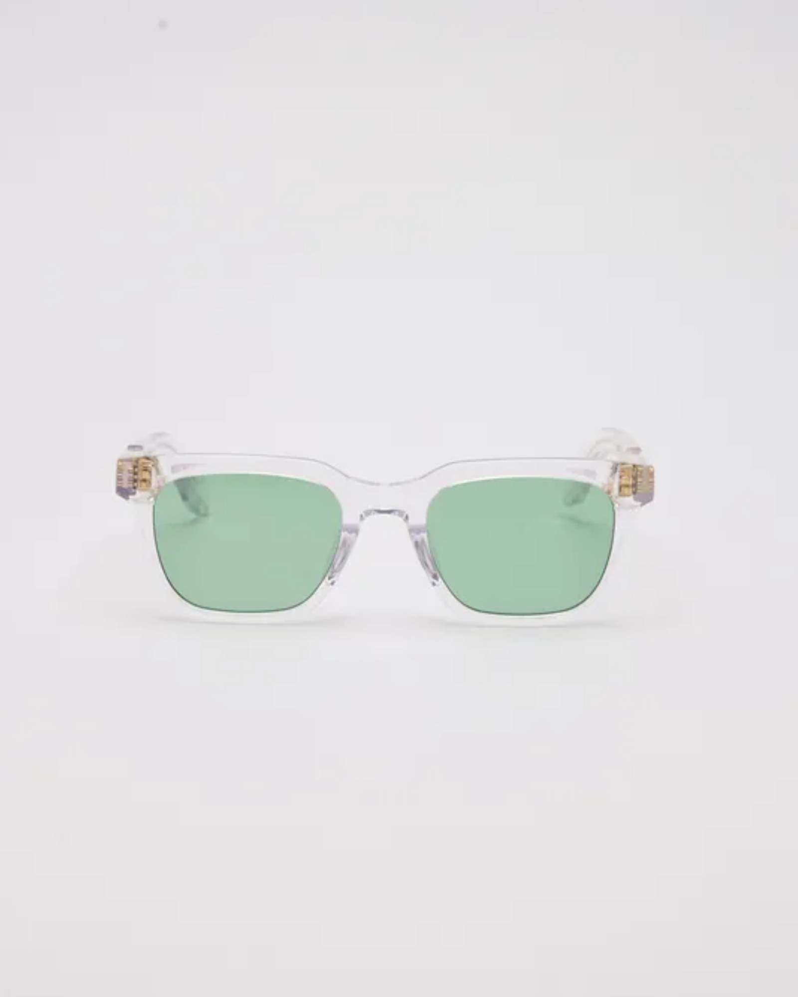 Vatic Vintage Optical Leclerc 透明框金色插芯湖水綠鏡片