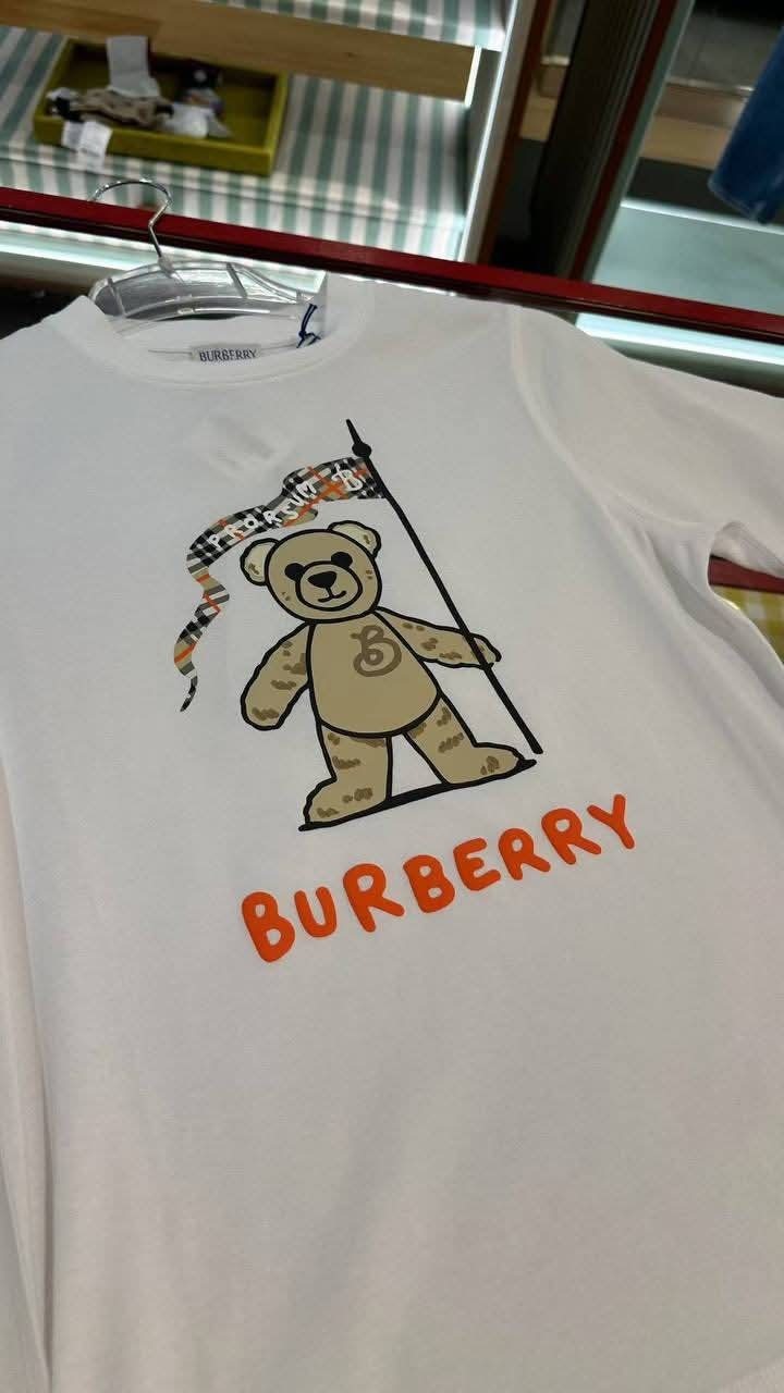 BBR kids 黑色 拿旗小熊 Tee