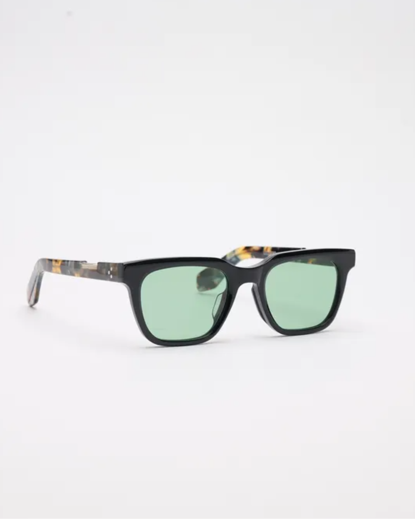 Vatic Vintage Optical Leclerc 黑框藍色戴瑁鏡腳湖水綠色鏡片