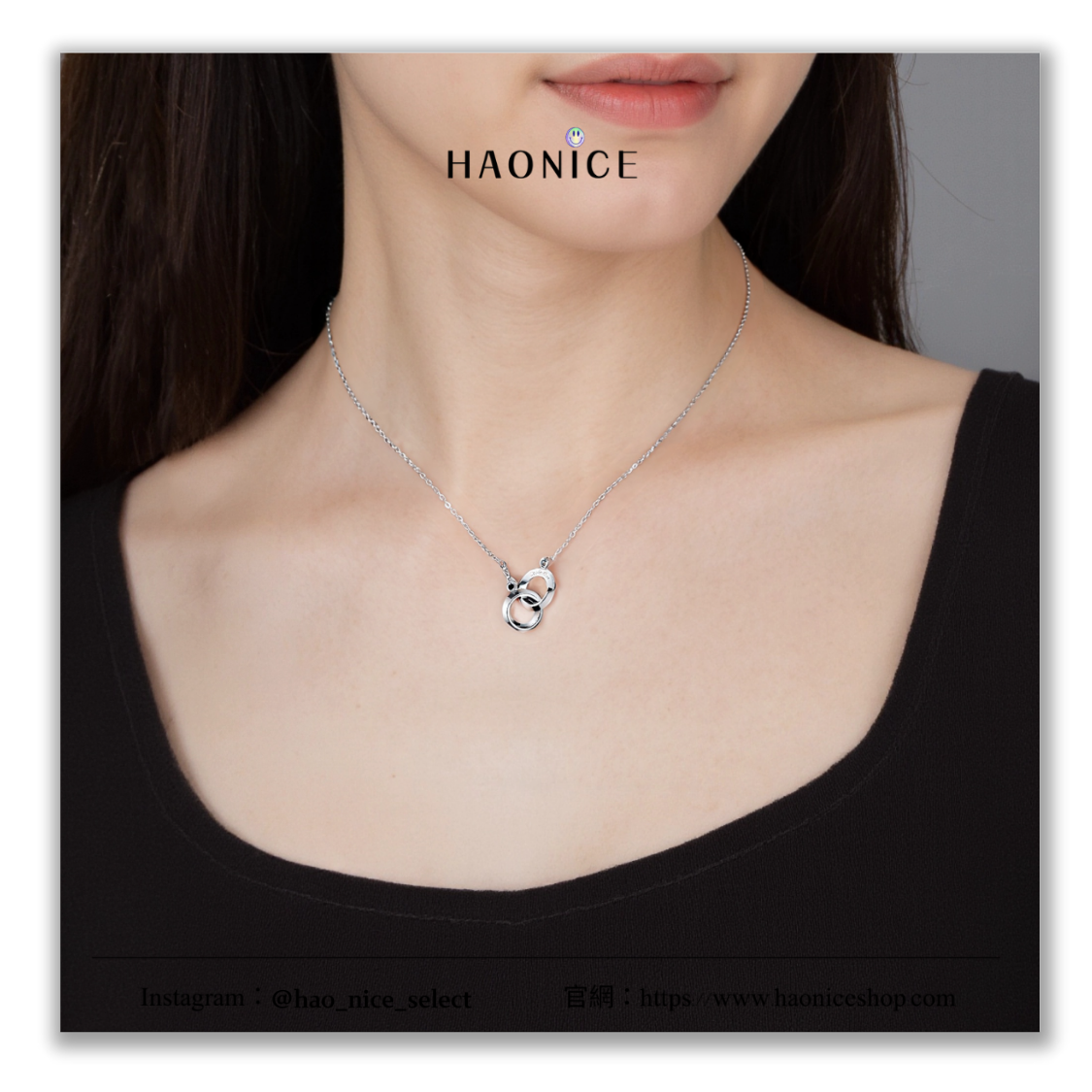 【HAO NICE】輕奢簡約🔥Calvin Klein CK 佳人系列✨金銀雙環 扣環 鎖骨鏈 項鏈 情人節禮物