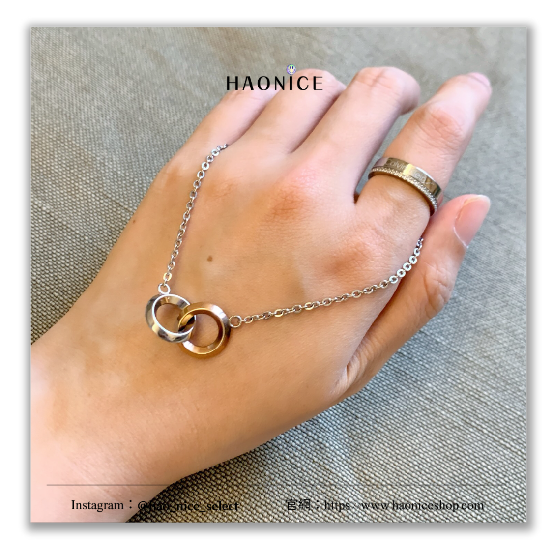 【HAO NICE】輕奢簡約🔥Calvin Klein CK 佳人系列✨金銀雙環 扣環 鎖骨鏈 項鏈 情人節禮物