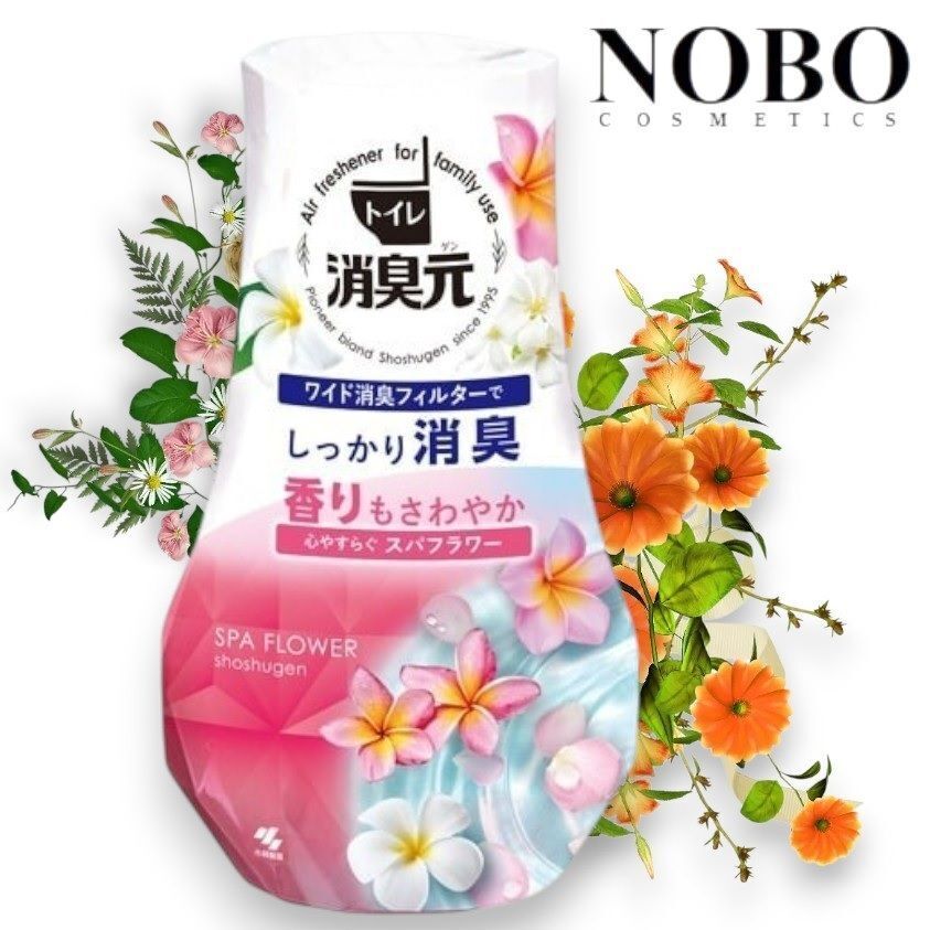 消臭元 - 室內/廁所 除臭香薰座 #Spa Flower [Spa花香味] 400ml (平行進口)
