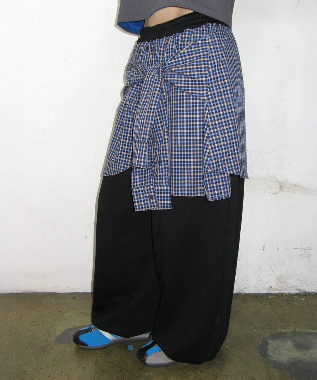 RONRON SHIRT LAYERED SWEAT PANTS