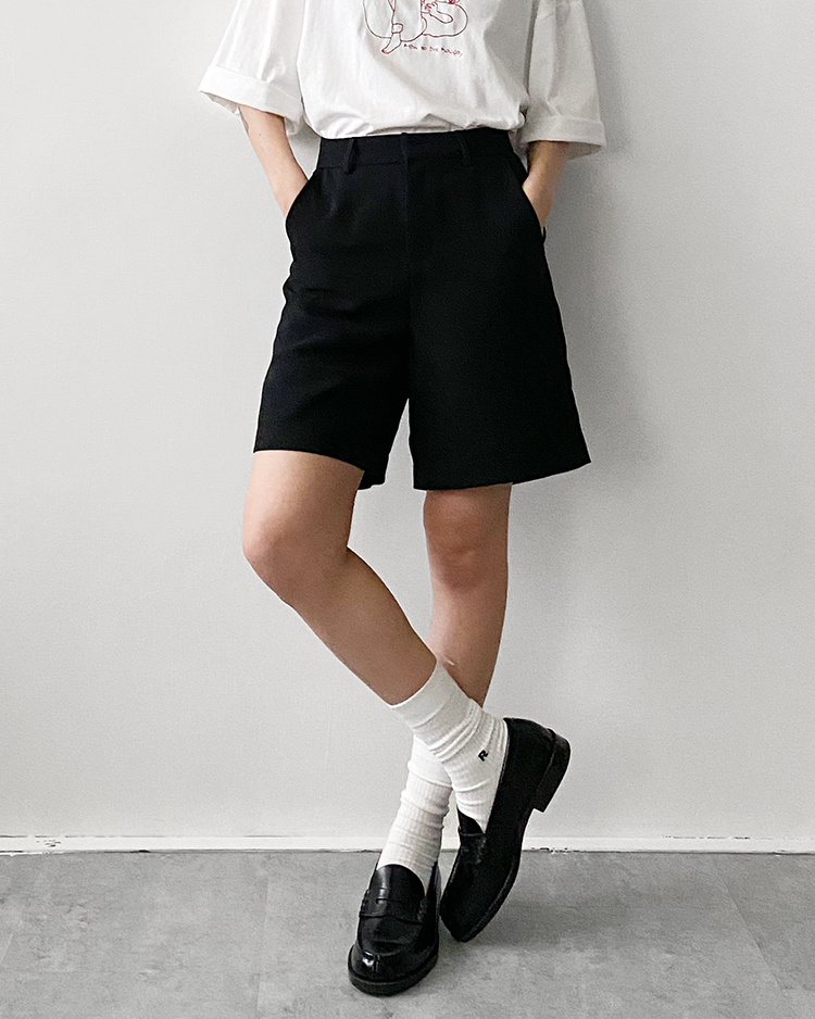 MFS-2882 鬆緊西裝短褲