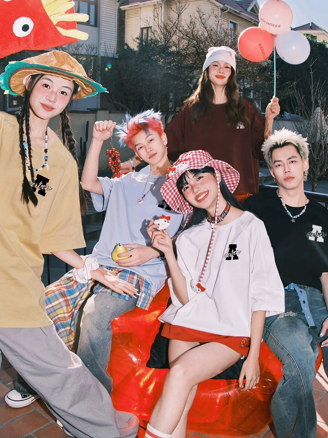 ADE 美式 英文 素面 #短袖