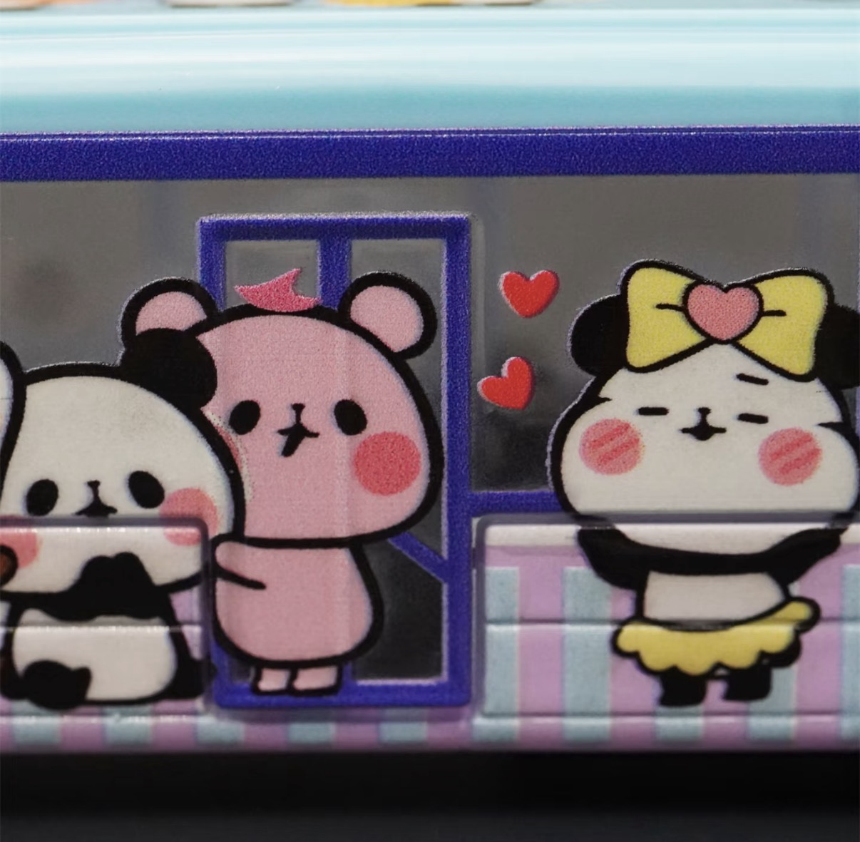 香港合金車/迴力車 - 年糕熊貓 單層巴士