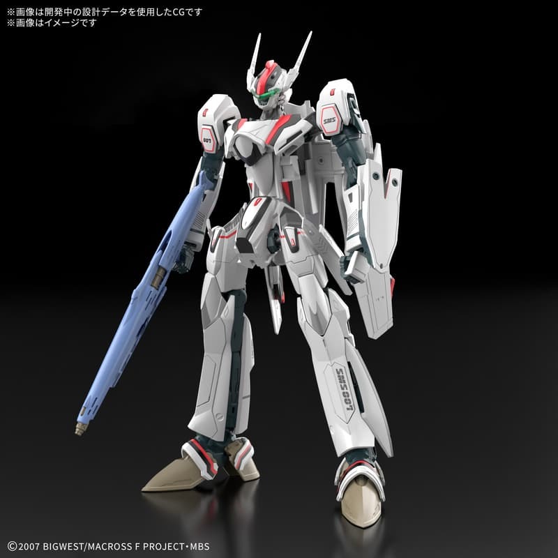 BANDAI 代理版 組裝模型 HG 1/100 VF-25F 救世主式可變戰機 早乙女有人座機