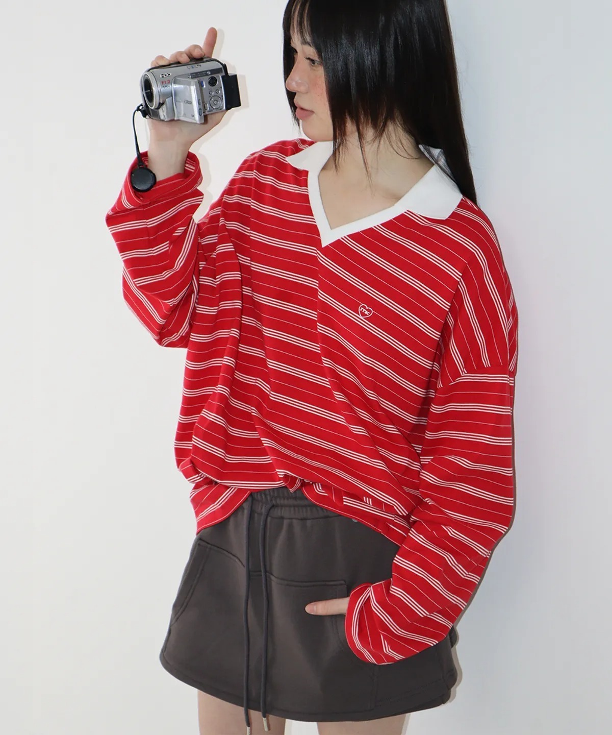 RONRON FRONT POCKET SKIRT PANTS