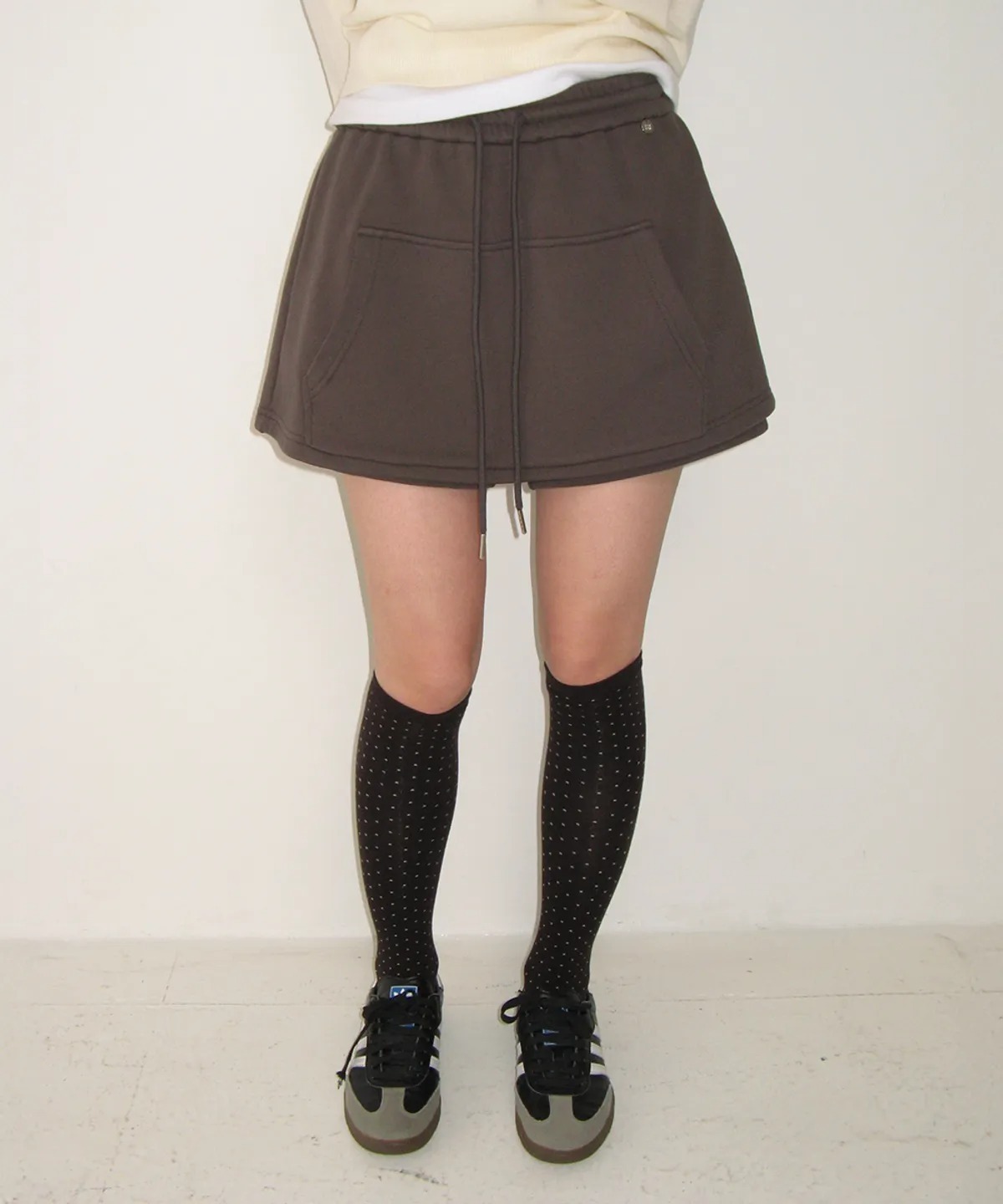 RONRON FRONT POCKET SKIRT PANTS