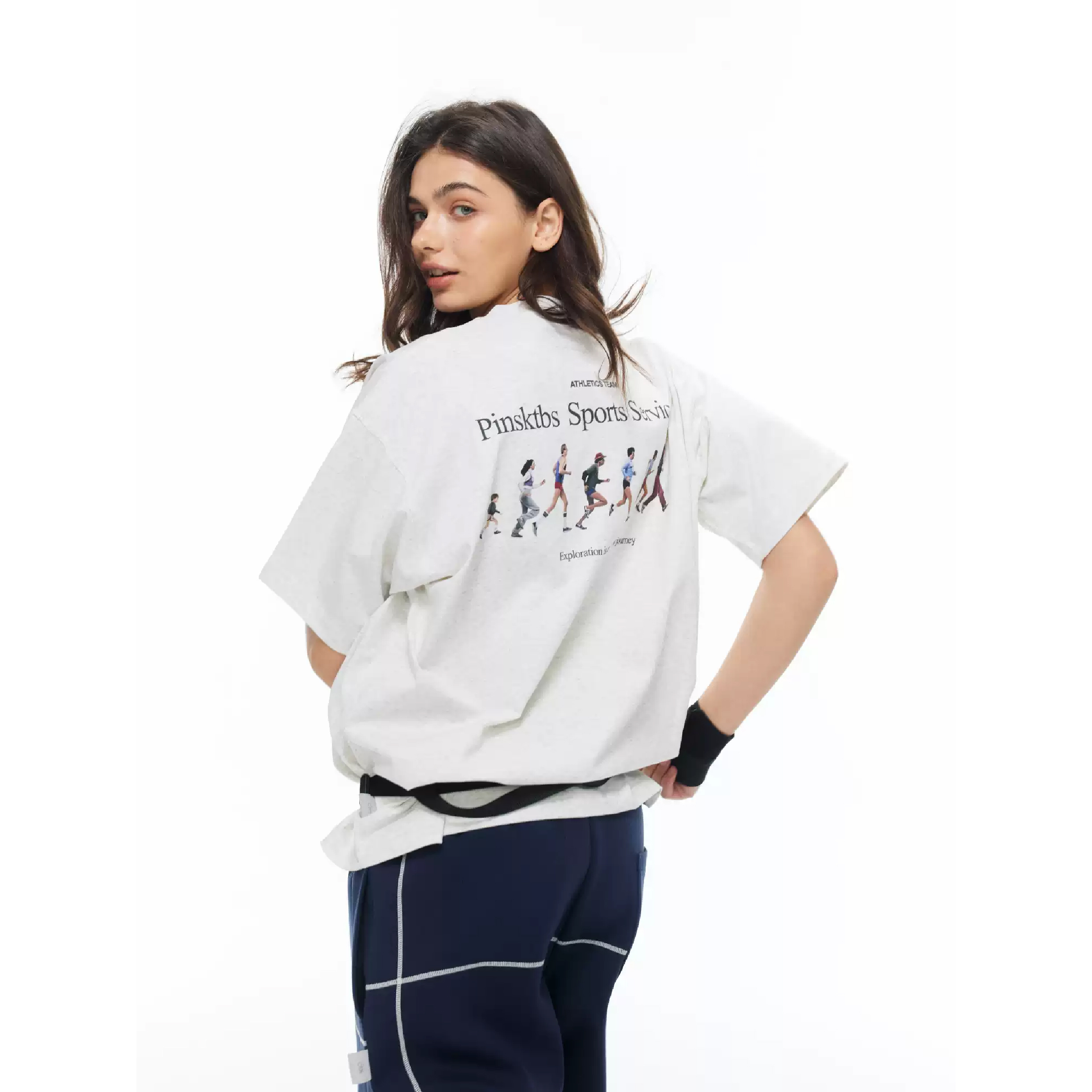 PIN SKTBS Running Print Tee 跑步人印花短Tee [P-T2026]