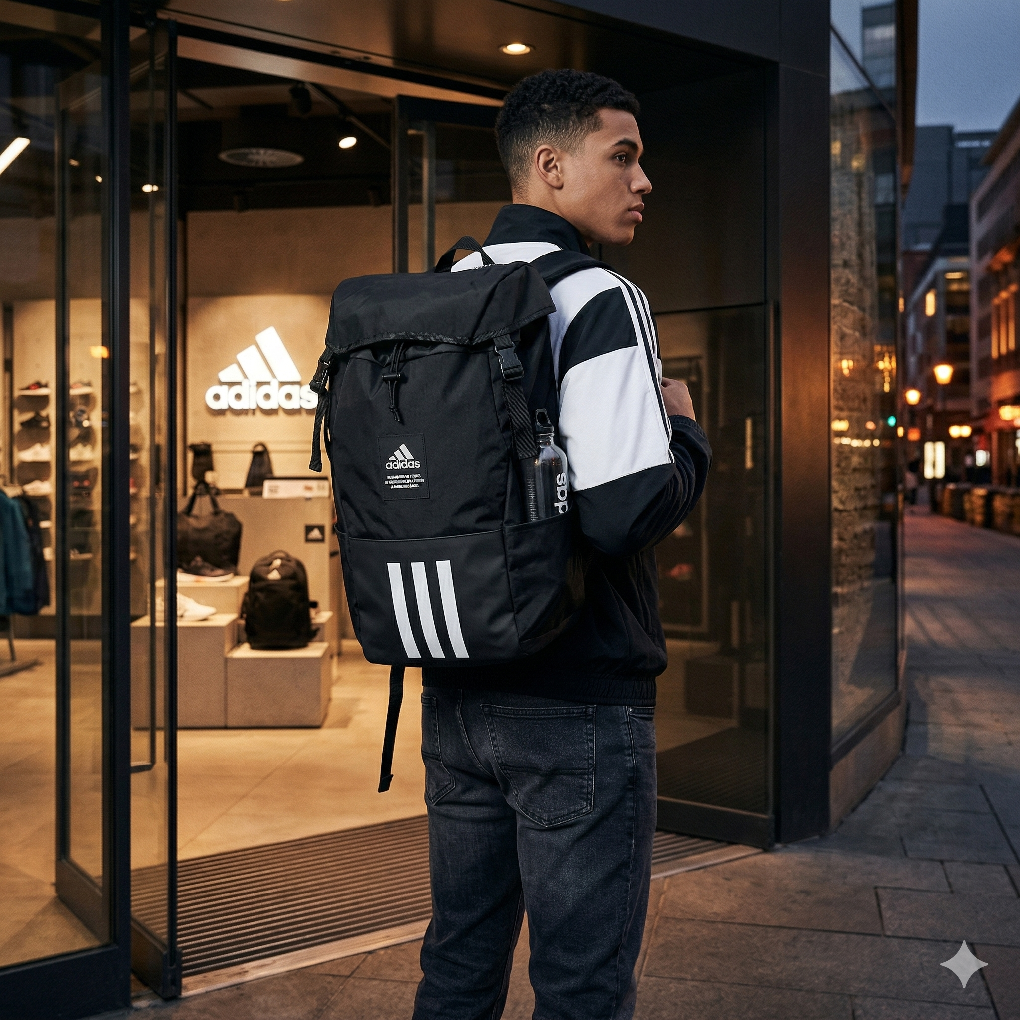 【預購】J0403612 adidas 4ATHLTS系列背囊｜男女通用 黑色