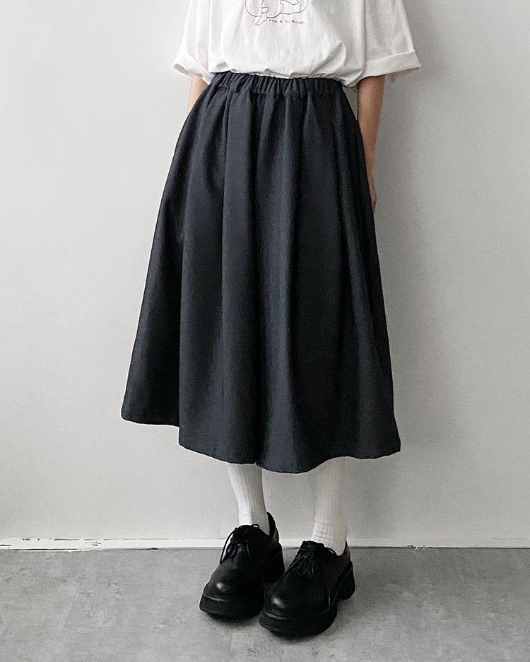 MKP-2886 垂墜寬管長褲