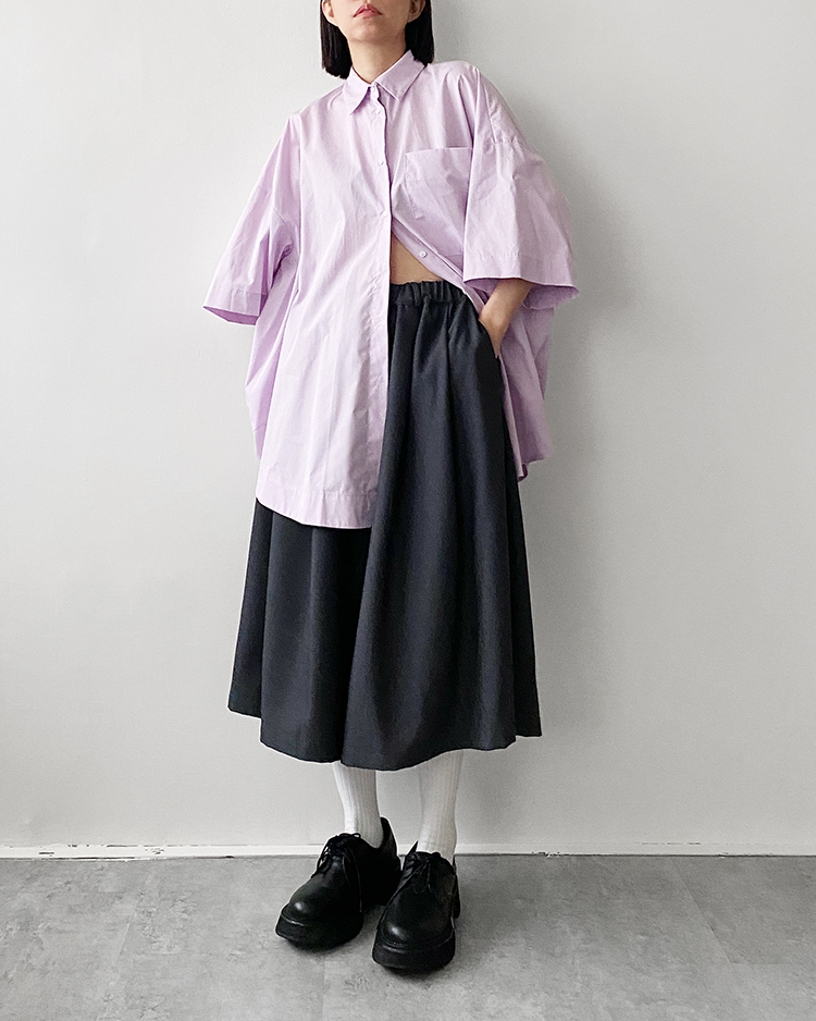 MKP-2886 垂墜寬管長褲