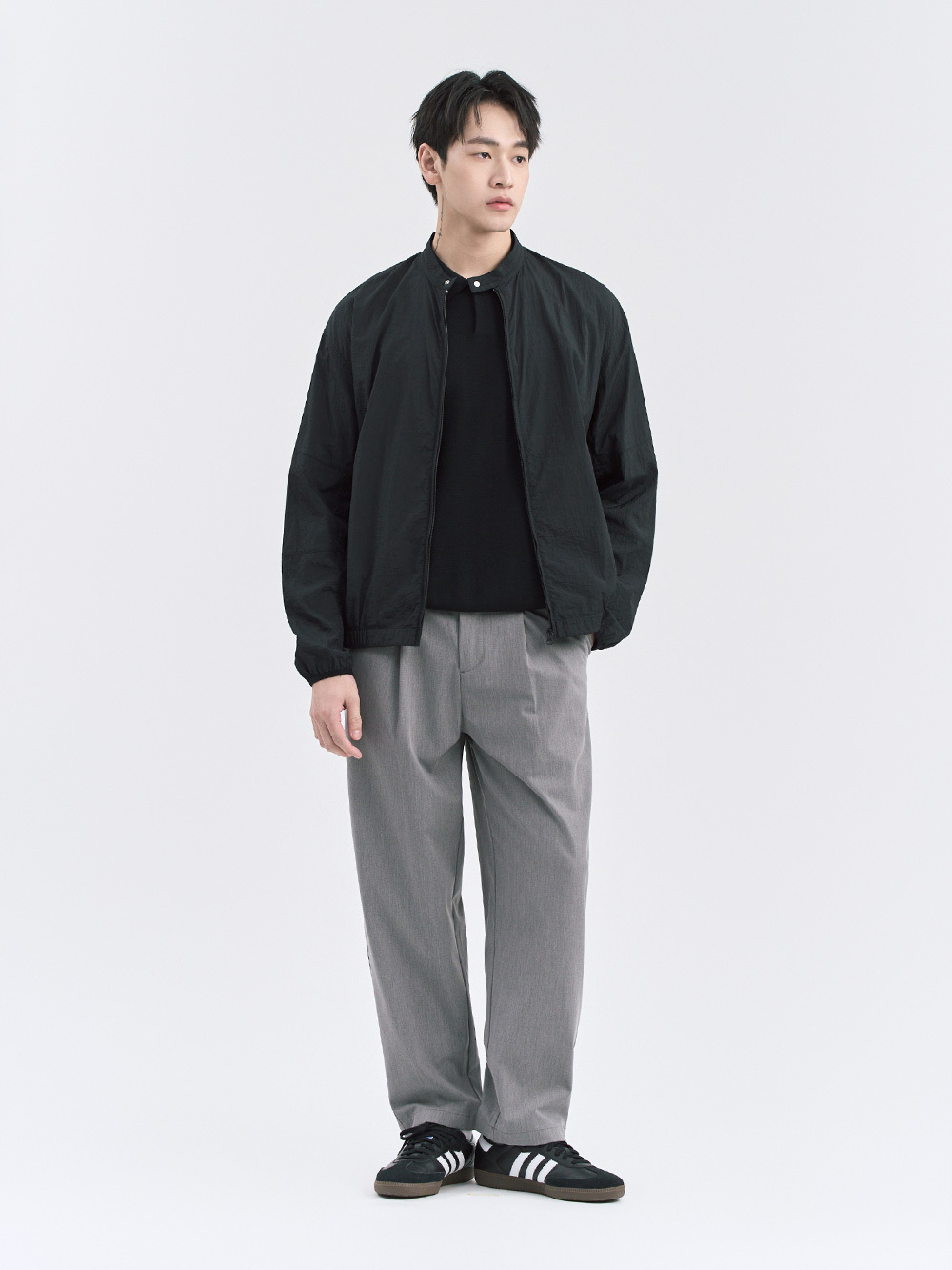 寬鬆休閒西裝褲