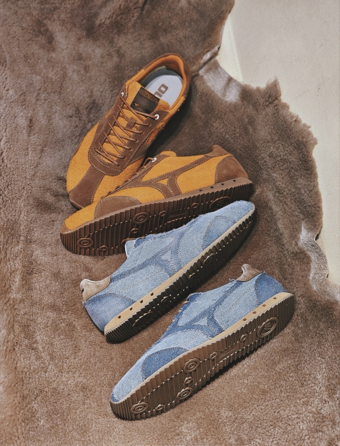 Mizuno LG 60S V2 舒適 低幫 生活休閒鞋 男女同款 棕色 丹寧色  D1GH260502 D1GH260503