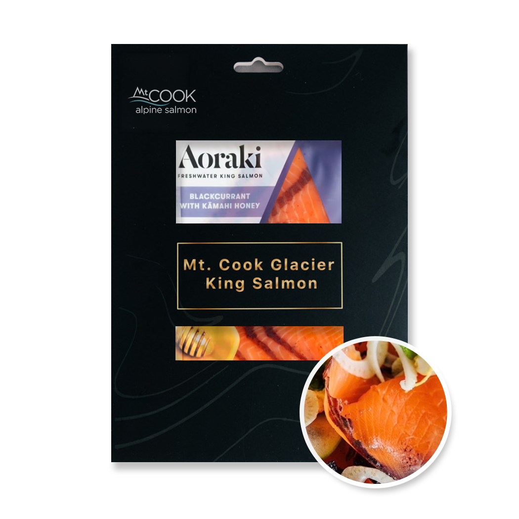 庫克山黑醋栗/蜂蜜  冷燻帝王鮭魚 (100g)