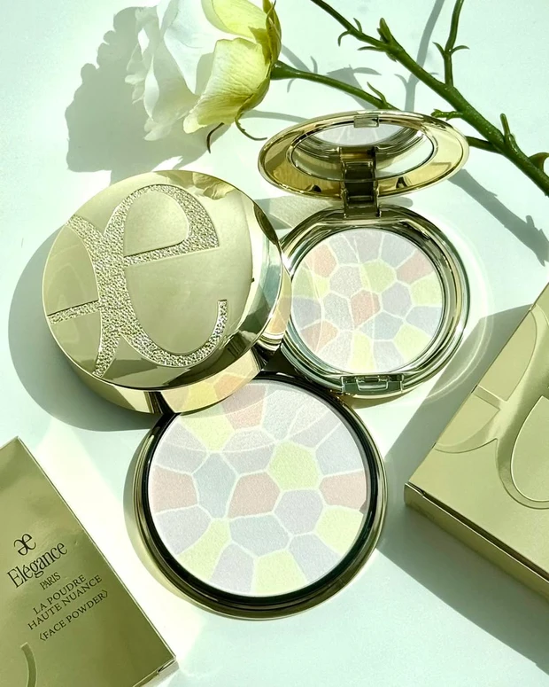 ELEGANCE - 極緻定妝蜜粉餅 (新色號:IX=9號)