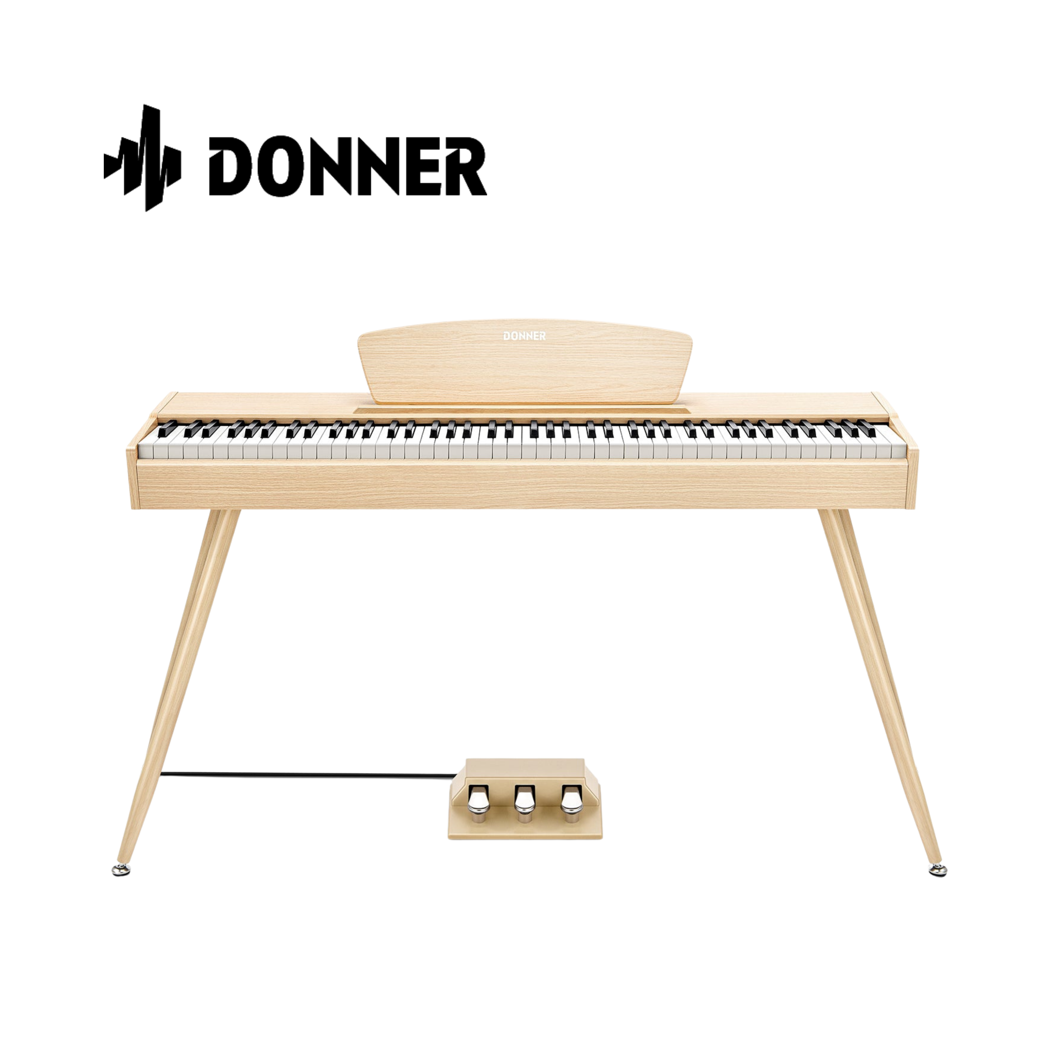 Donner DDP-80 電鋼琴 木質 88 鍵 全配重鍵盤 數位鋼琴 附琴架、三踏板 共三色