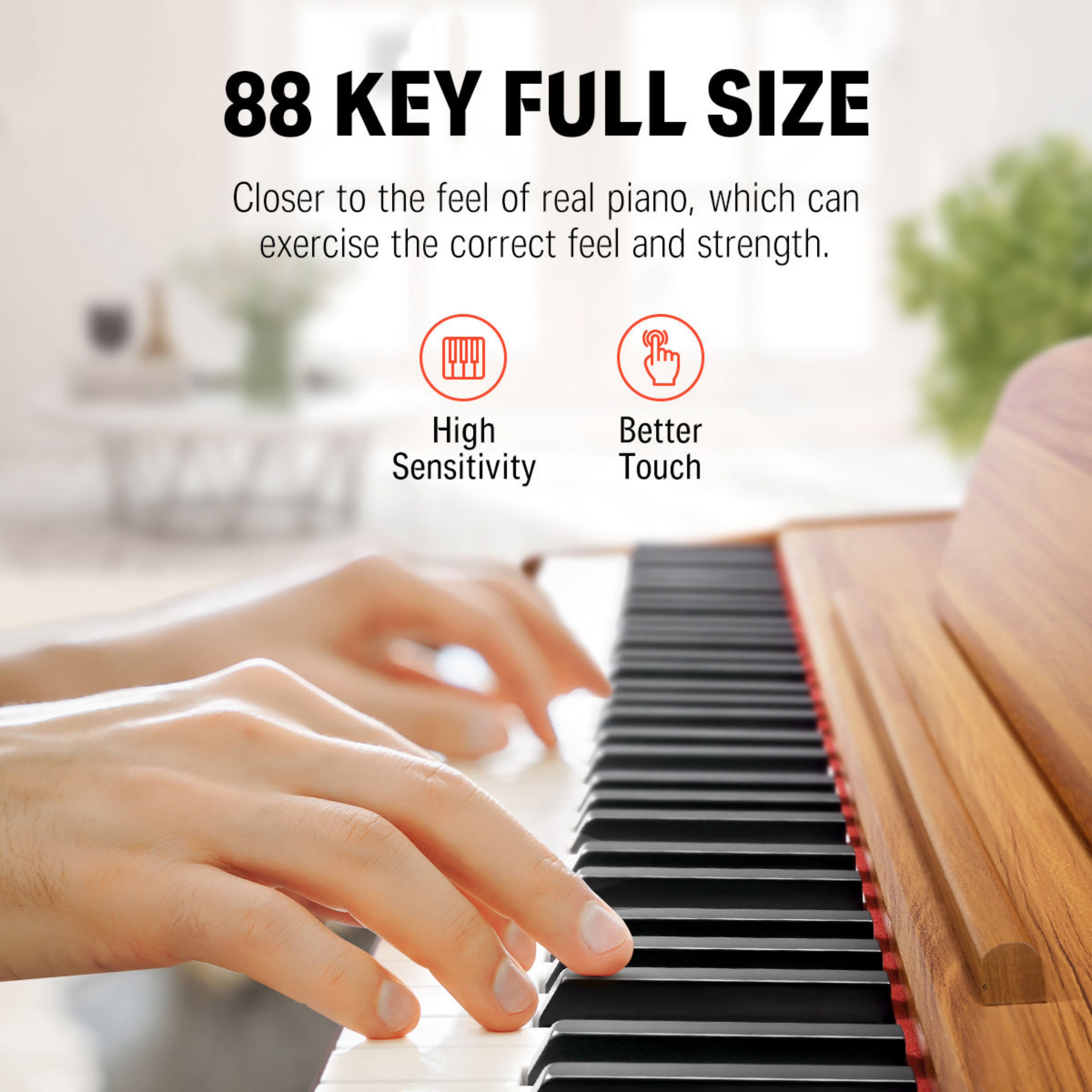 Donner Donner DDP-80 電鋼琴 木質 88 鍵 全配重鍵盤 數位鋼琴 附琴架、三踏板 共三色 第 5 張圖片｜三峽鍵盤 / 鋼琴